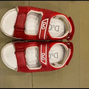D&G sandals toddler 7